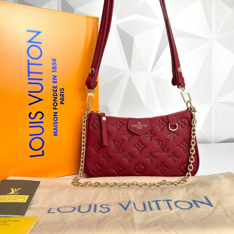 LOUİS VUİTTON EASY POUCH ON STRAP BORDO